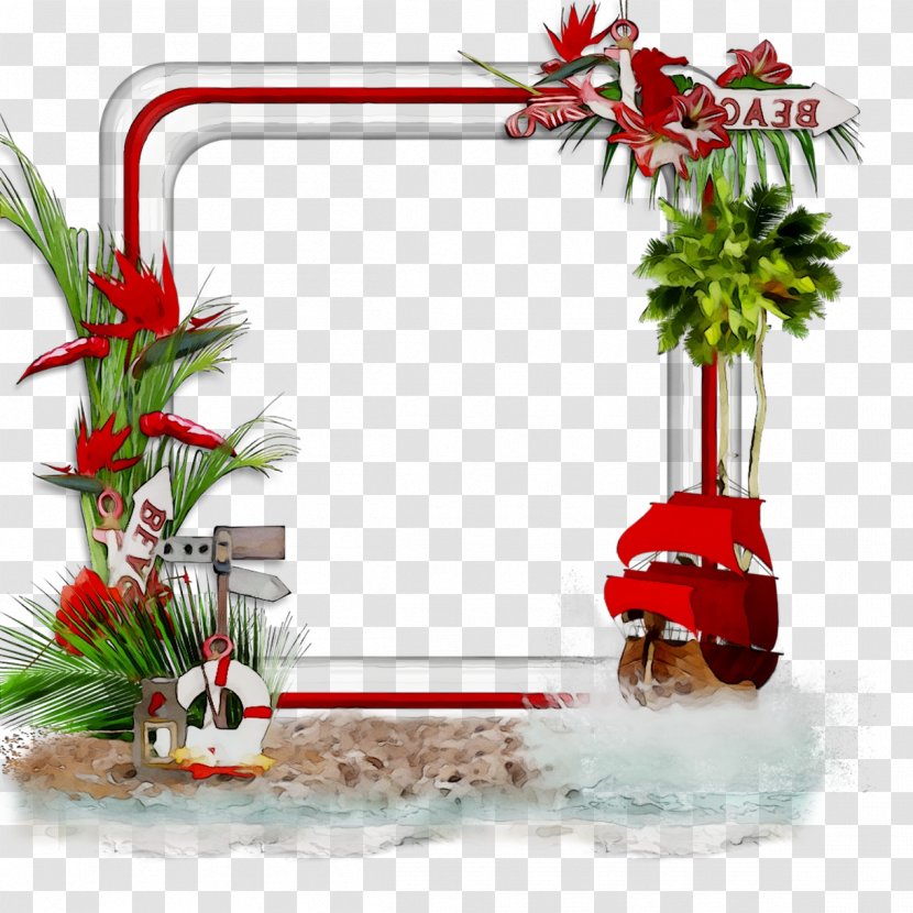 Floral Design Christmas Ornament Picture Frames Day Transparent PNG