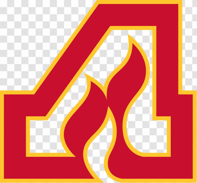 Atlanta Flames Hockey Hall Of Fame Calgary National League - Augusta Riverhawks - Flame Letter Transparent PNG