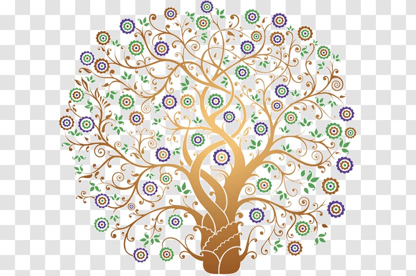 Tree Of Life Gold Clip Art - Branch Transparent PNG