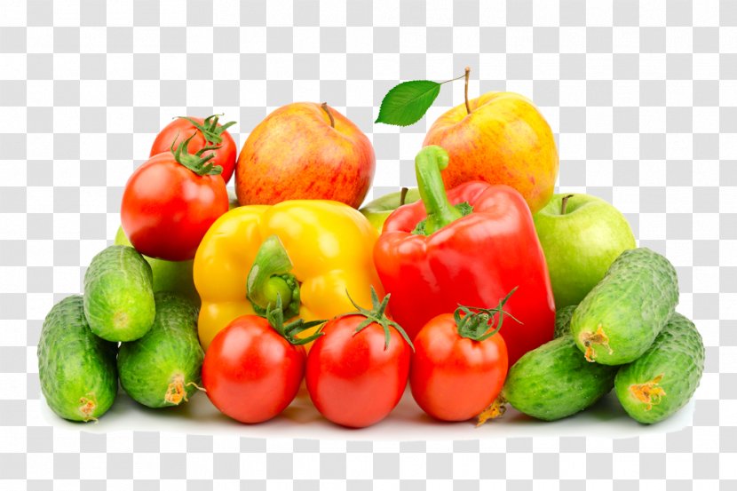 Vegetable Fruit Bell Pepper Vegetarian Cuisine Food - Whole - Healthy Fruits Transparent PNG