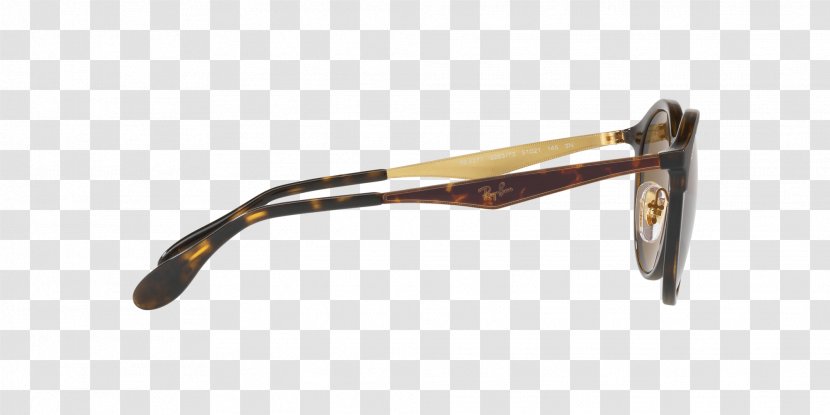 Sunglasses Ray-Ban Emma RB4277 Goggles - Havana Brown Transparent PNG