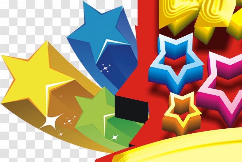 Graphic Design - Image Resolution - Cartoon Star Background Decoration Transparent PNG