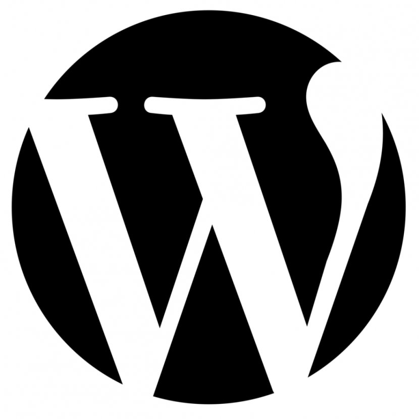WordPress Logo Blog - Content Management System Transparent PNG