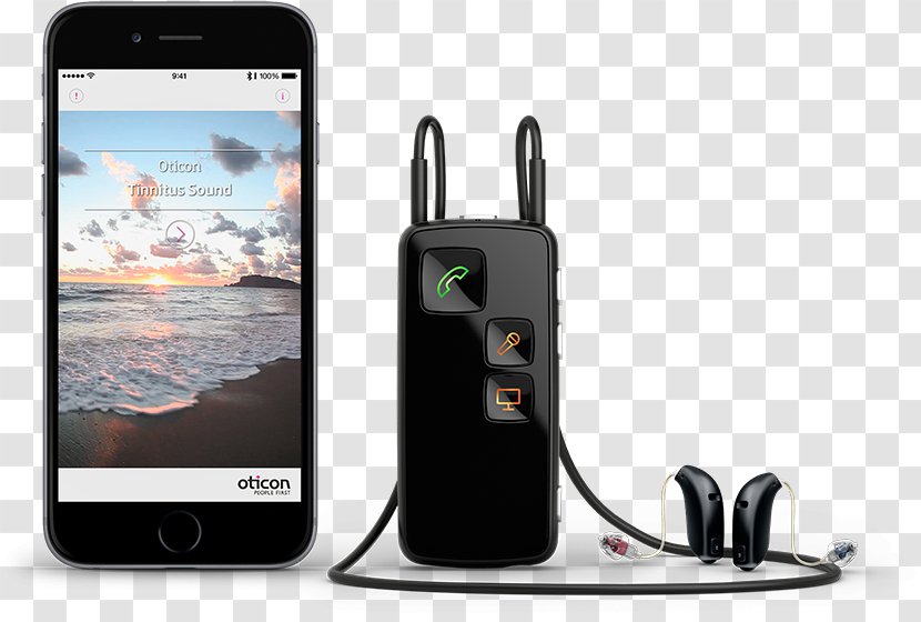 Hearing Aid Oticon Tinnitus Loss - Wireless - Sound App Transparent PNG