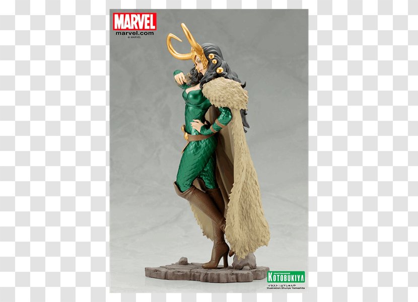 Kotobukiya Lady Loki Bishoujo Statue Thor Marvel Comics Universe Transparent PNG