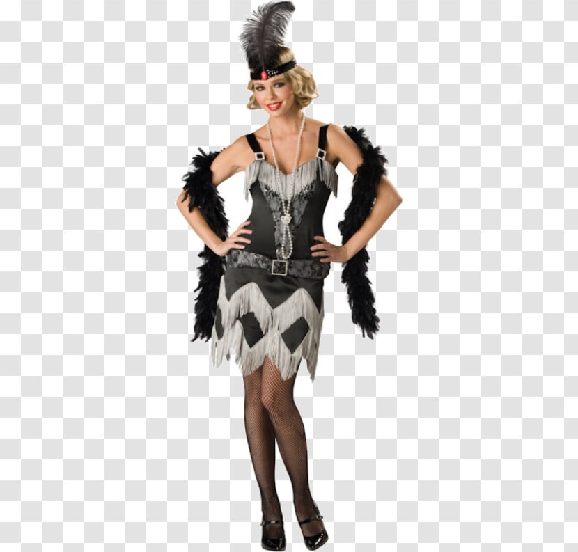 1920s Flapper Costume Party Dress - Design Transparent PNG