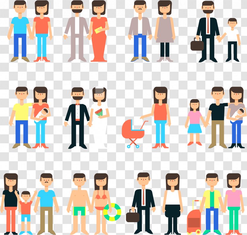 Social App Android - Play - Vector Couple Image Transparent PNG
