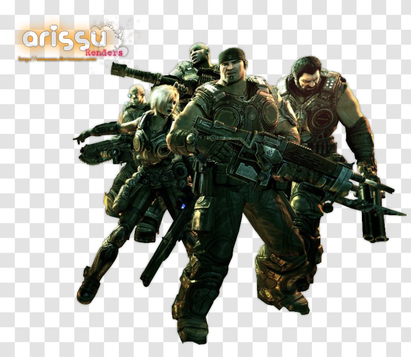 Infantry Gears Of War 3 Soldier Action & Toy Figures Army Men - Grenadier - Indio Solari Transparent PNG