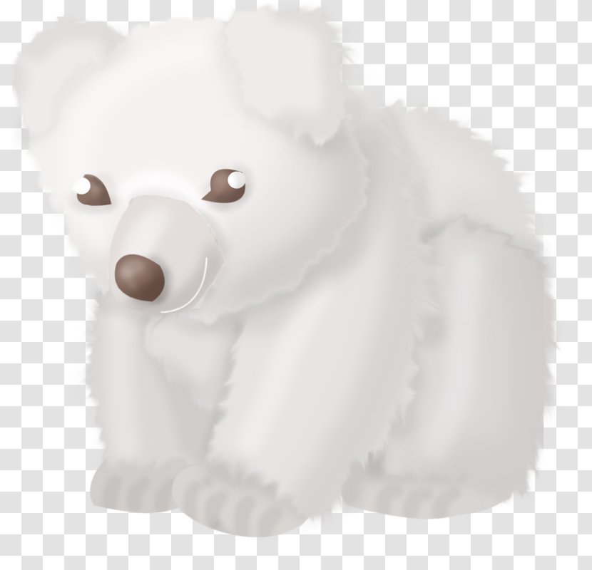 Polar Bear White Dog - Heart Transparent PNG
