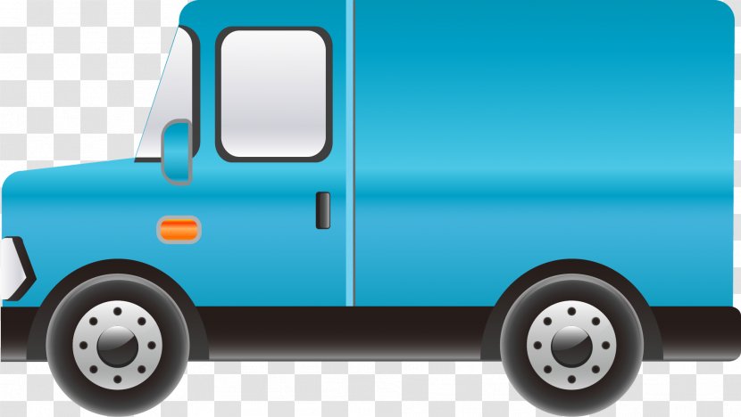 Car Truck Transport - Brand - Cartoon Blue Transparent PNG