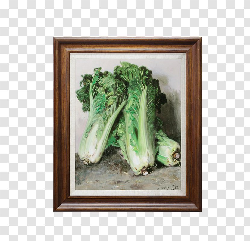 The Art Of Painting Oil Napa Cabbage Painter - Still Life - Archeology Material Transparent PNG