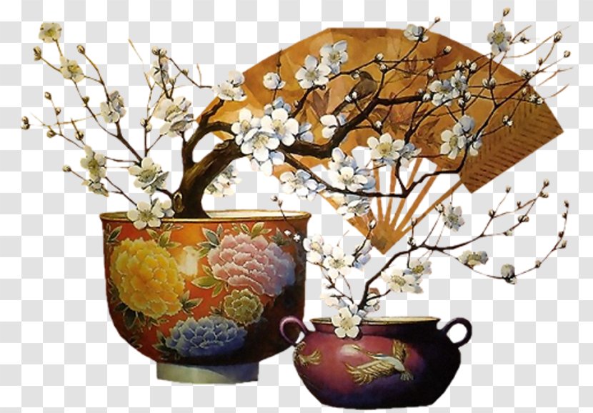 Animation Chinese Painting Polyvore Drawing - Art - Vase Transparent PNG
