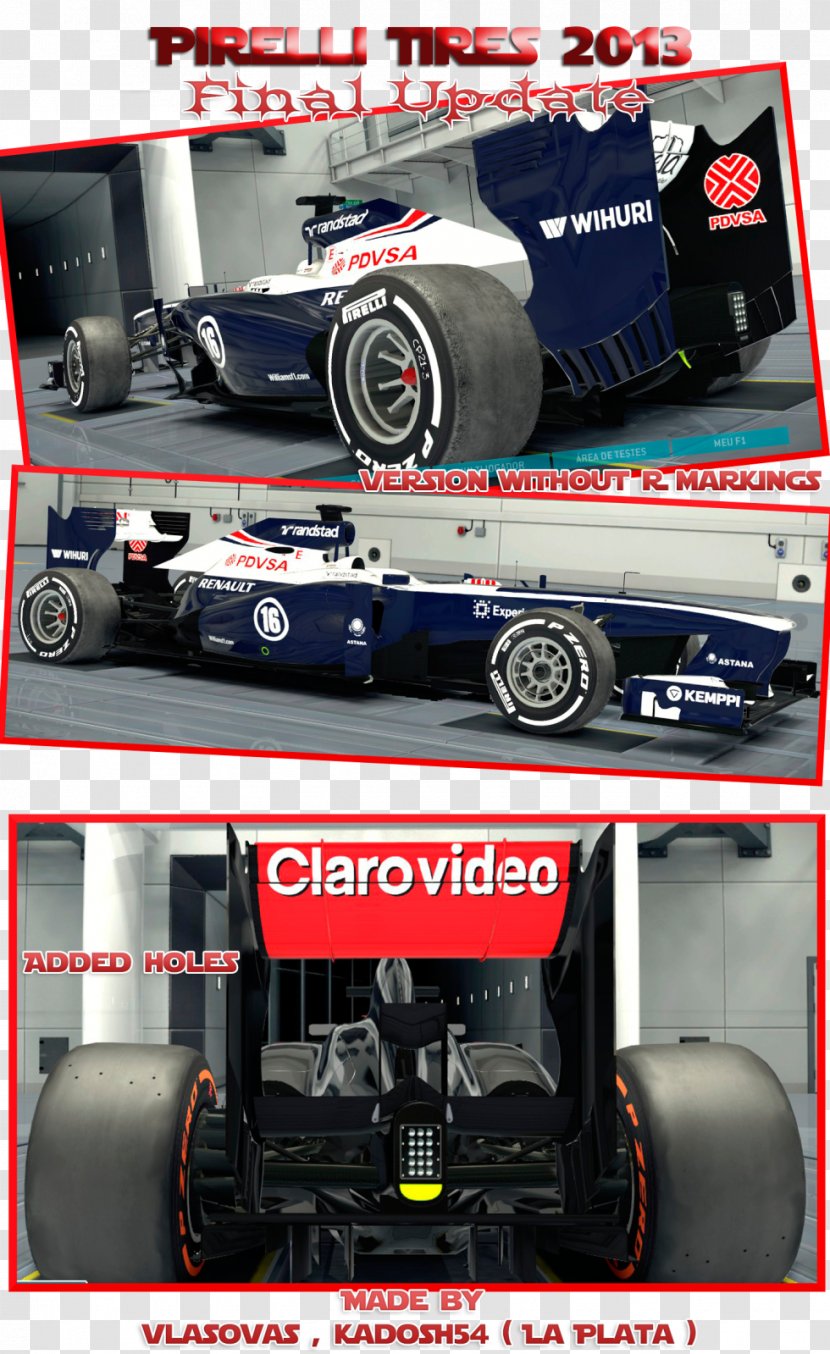 Formula One Tyres Car 1 Tire - Open Wheel Transparent PNG