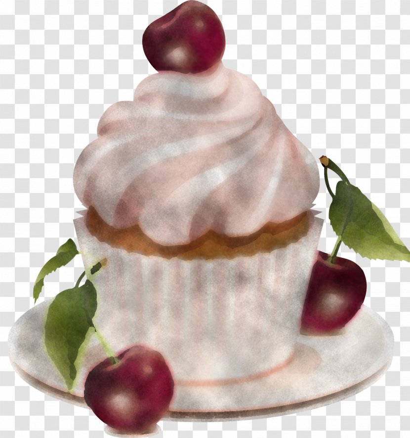 Food Dessert Meringue Cuisine Dish - Frozen - Ingredient Cupcake Transparent PNG