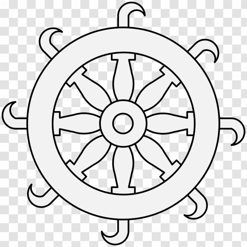 Drawing Sailor Boat Anchor - Silhouette - Two Wheeler Transparent PNG