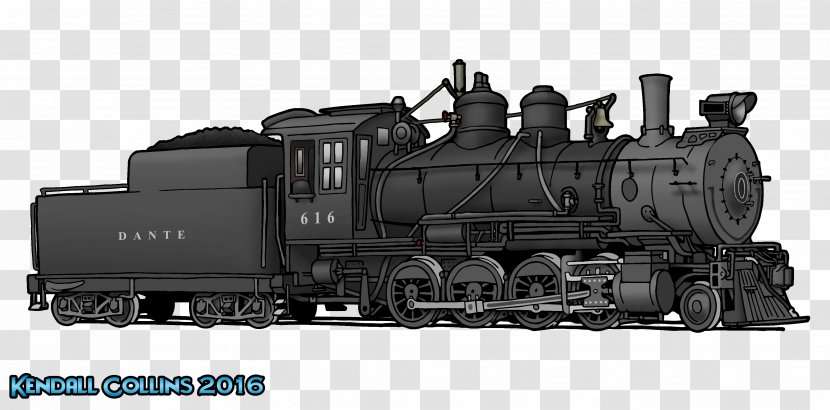 Steam Locomotive Rail Transport Train Engine - Rolling Stock Transparent PNG