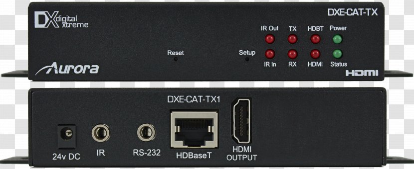 Cat HDBaseT Radio Receiver 4K Resolution Electronics - Quick Repair Transparent PNG
