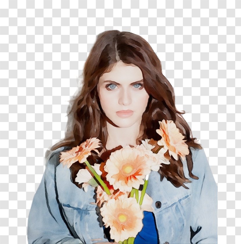 Alexandra Daddario All My Children Laurie Lewis Image Actor - Watercolor Paint Transparent PNG