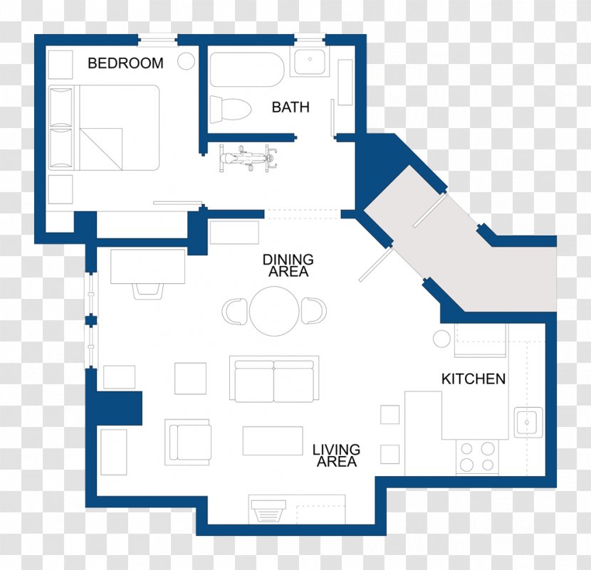 Floor Plan House - Text - Design Transparent PNG