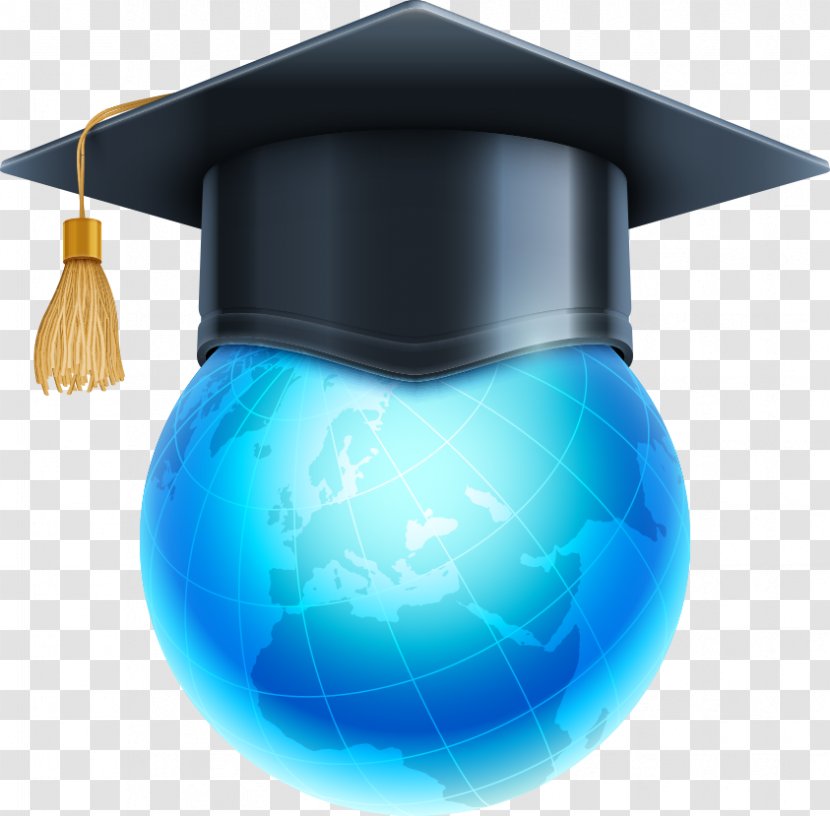 Square Academic Cap Graduation Ceremony Stock Photography Icon - Dr. Vector Globe Transparent PNG