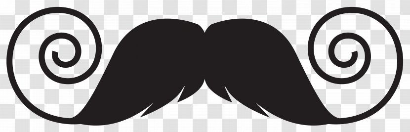 Movember World Beard And Moustache Championships Handlebar Clip Art - Black White - Mustache Transparent PNG