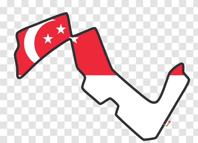 Marina Bay Street Circuit 2017 Singapore Grand Prix Formula One World Championship United States Autodromo Nazionale Monza - Red - Artwork Transparent PNG