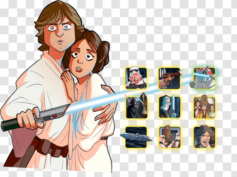 Leia Organa Skywalker Family Luke Chewbacca Obi-Wan Kenobi - Fictional Character - Achievement Unlocked Game Transparent PNG