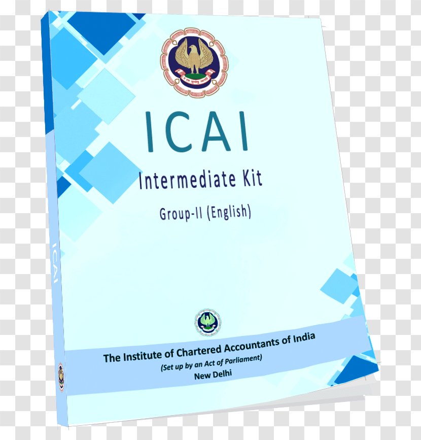 Institute Of Chartered Accountants India Accounting - Accountant - Intermediate Textbook Transparent PNG