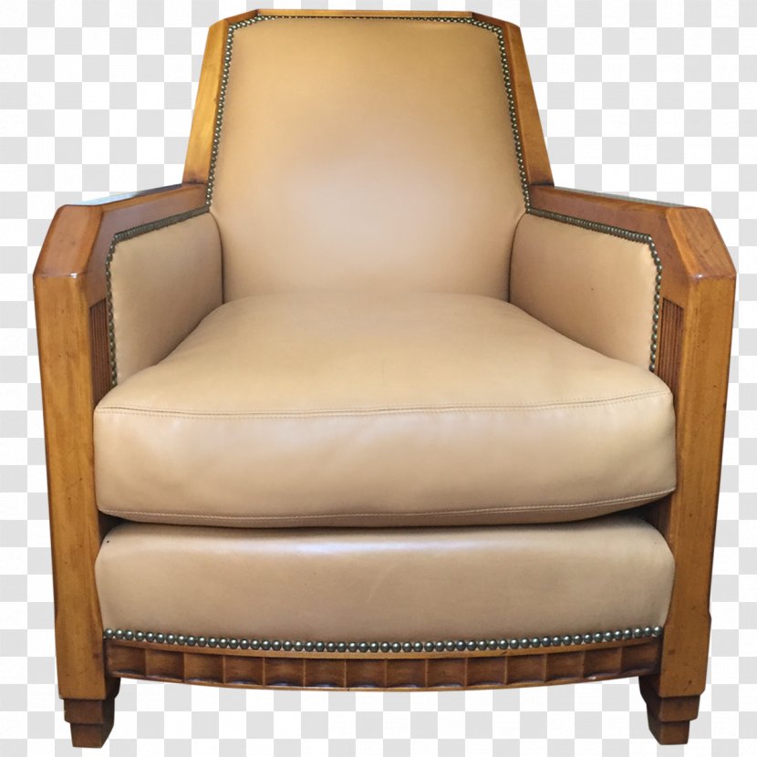 Club Chair Couch Furniture Art Deco - Antique Transparent PNG