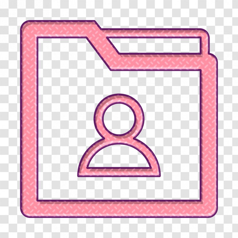 Documents Icon Files Folder - Pink - Rectangle Transparent PNG