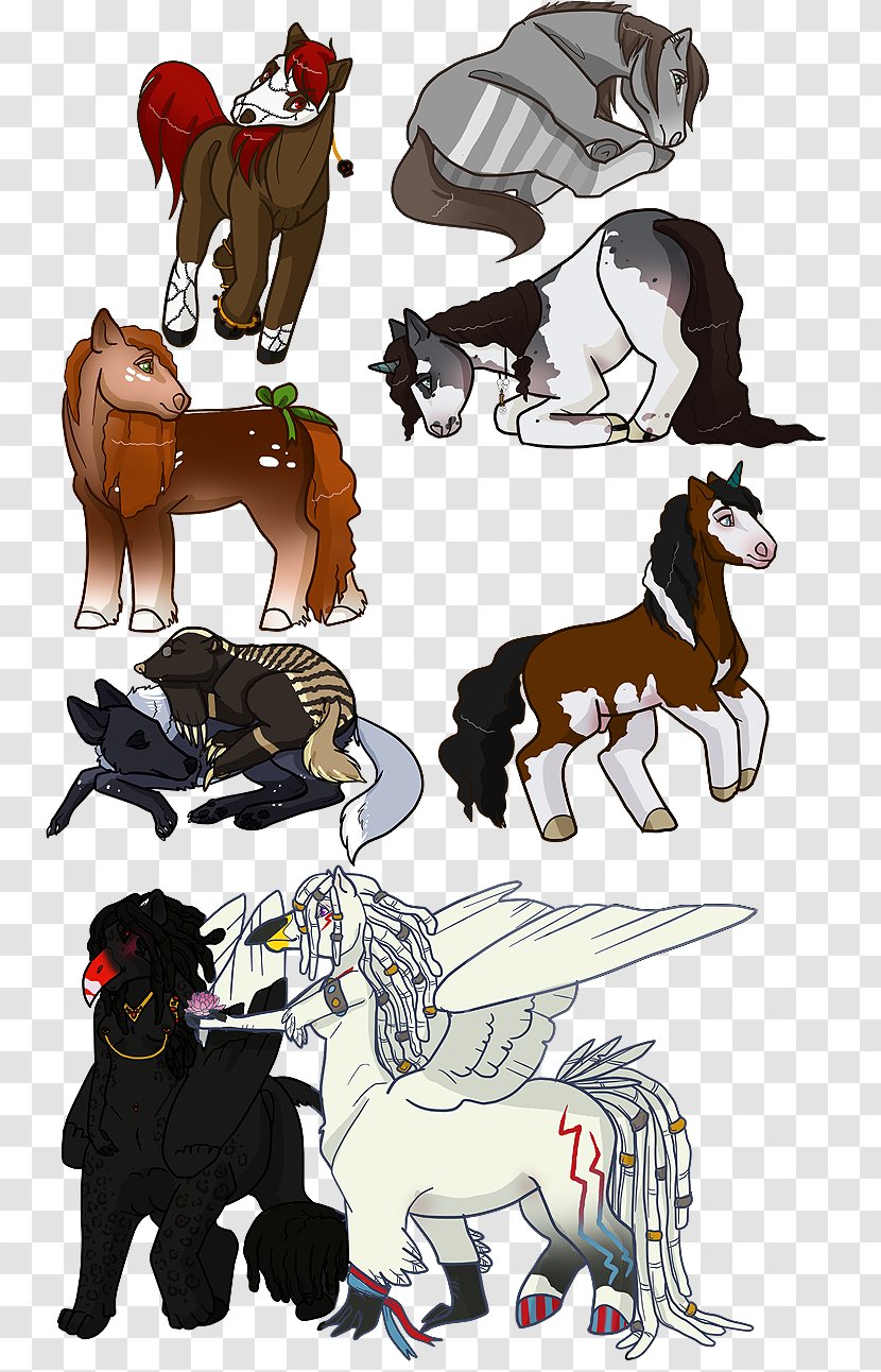 Pony Mustang Pack Animal Dog Pet - Tree Transparent PNG