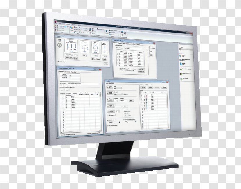 Computer Monitors Inductively Coupled Plasma Mass Spectrometry Software Syngistix Inc. PerkinElmer Transparent PNG