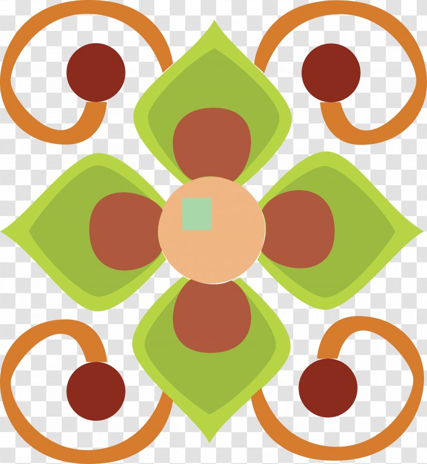 Petal Symbol Art Pattern - Textile Transparent PNG
