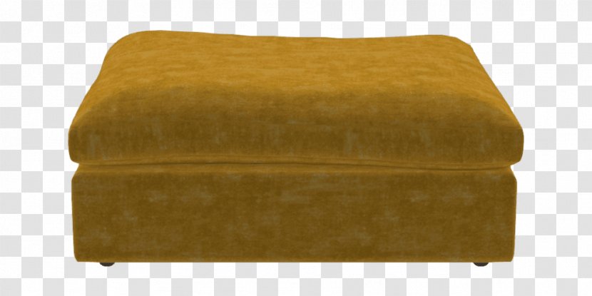 Foot Rests Rectangle Couch Studio Apartment - Golden Yellow Material Transparent PNG