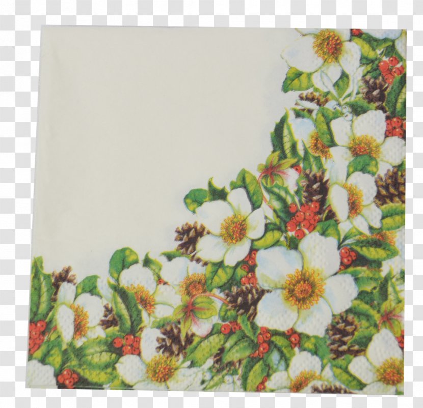 Cloth Napkins Floral Design Blume Tea - Flower Arranging - Helleboreae Transparent PNG