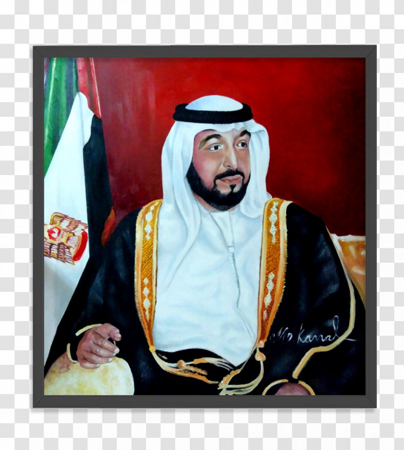 Khalifa Bin Zayed Al Nahyan Abu Dhabi Sheikh Family Painting - Art Transparent PNG