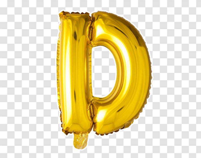 Toy Balloon Gold Letter Helium Transparent PNG