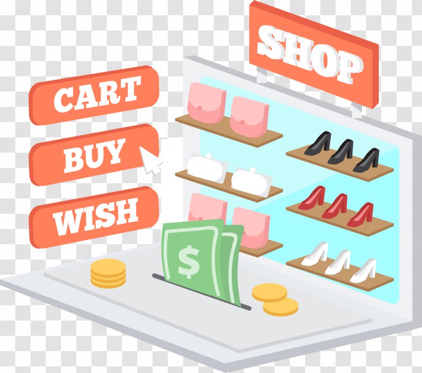 Online Shopping Sales E-commerce - Shop - Store To Buy Shoes Transparent PNG