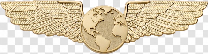 0506147919 Aviation Emblem Insegna Jewellery - Pin - Great Wings Transparent PNG
