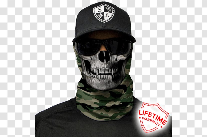 Face Shield Mask Balaclava Skull - Neck Gaiter Transparent PNG