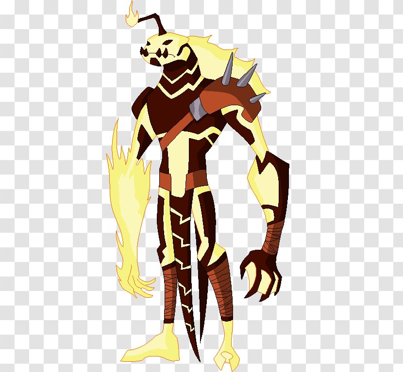 Heatblast Ripjaws Ben 10 Four Arms - Omniverse - How To Draw Aliens Transparent PNG