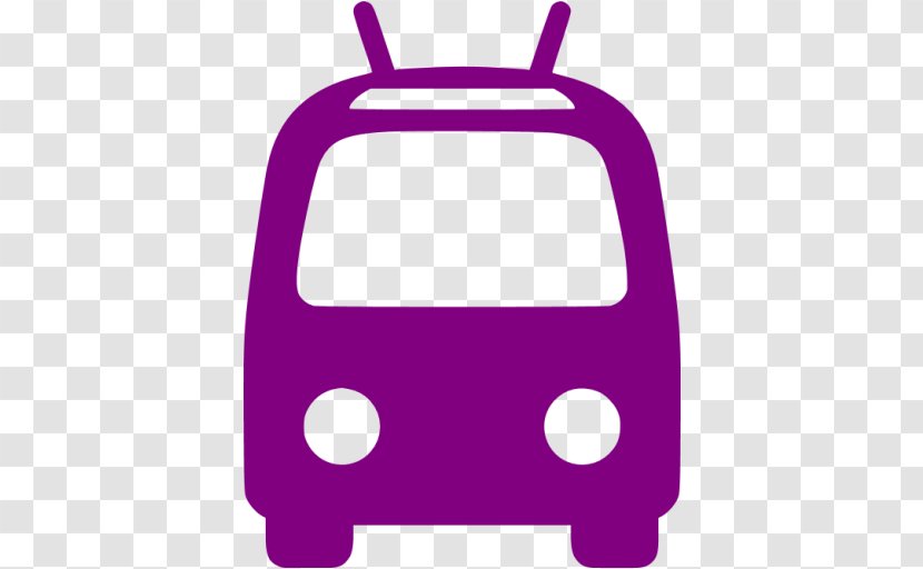 Trolleybus - Magenta - Bus Transparent PNG