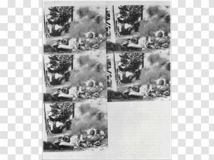 Marilyn Diptych Green Car Crash Coca-Cola Bottles Art Traffic Collision - Accident - Burning Notes Transparent PNG