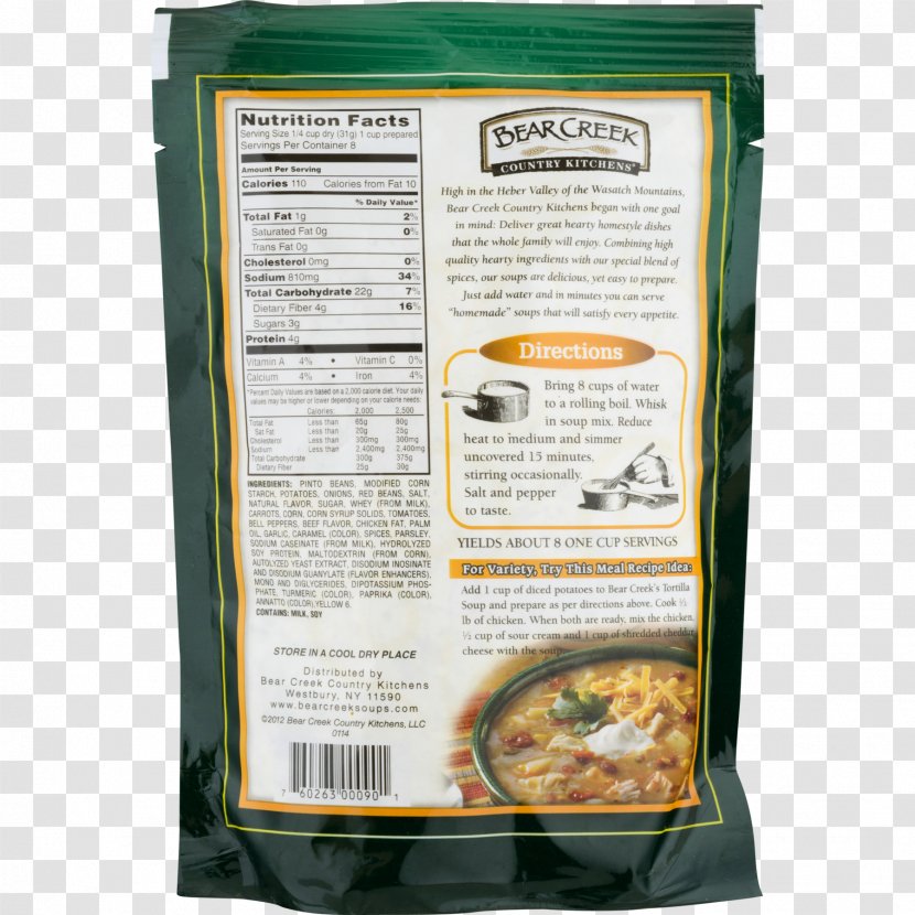 Tortilla Soup Ingredient Chicken Food - Heber Valley - Pinto Beans Transparent PNG
