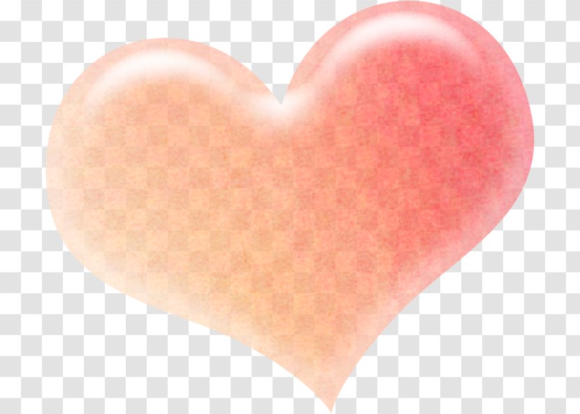 Clip Art - Heart - Love Peach Transparent PNG