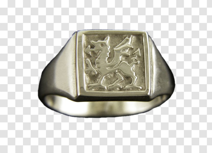 Silver Nickel - Ring - Dragon Transparent PNG