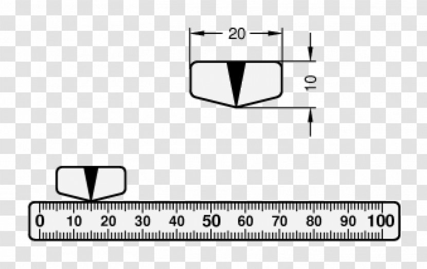 Plastic Stainless Steel Scale Ruler - Tree - Arrow Indicator Transparent PNG