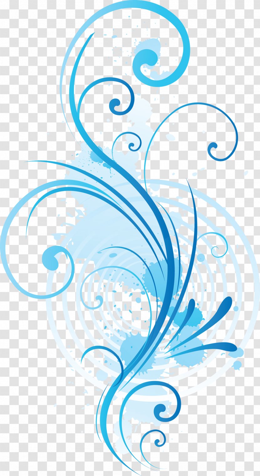Watercolor Painting Clip Art - Blue - Turquoise Transparent PNG