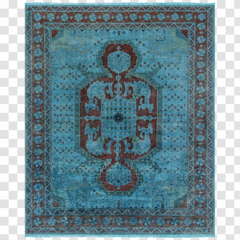 Turquoise Wool Carpet Rectangle Knot - Overstockcom Transparent PNG