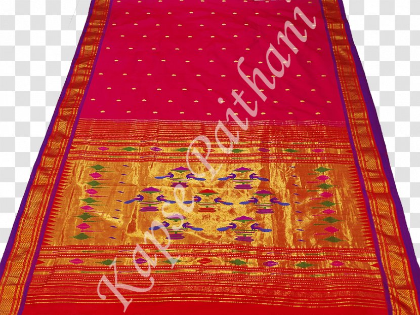 Kapse Paithani Sari Textile - Paithan - Yeola Transparent PNG